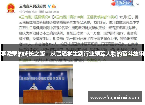 李添荣的成长之路：从普通学生到行业领军人物的奋斗故事