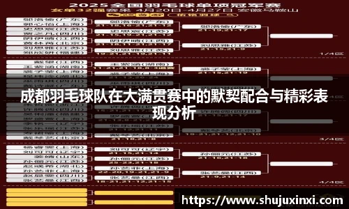 成都羽毛球队在大满贯赛中的默契配合与精彩表现分析